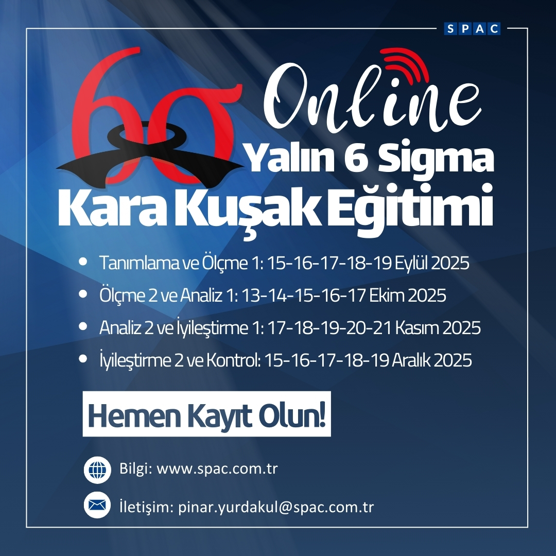 Yalın Altı Sigma Kara Kuşak Eğitimi